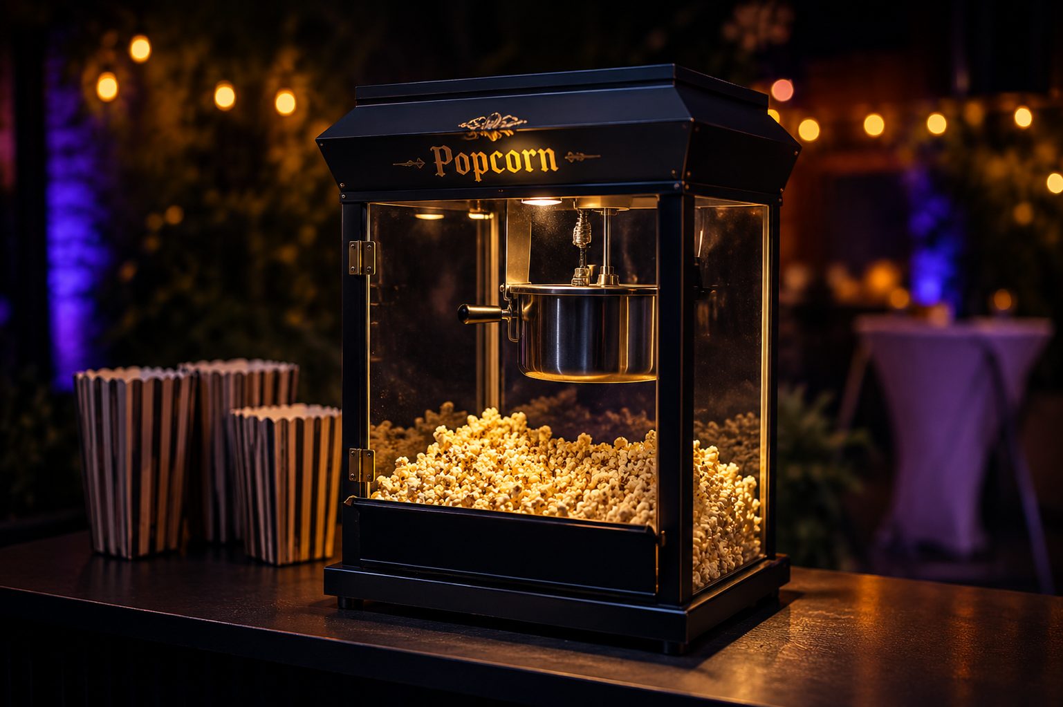 Bild einer Popcornmaschine